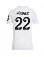 Real Madrid Antonio Rudiger #22 Hjemmedrakt Dame 2024-25 Korte ermer